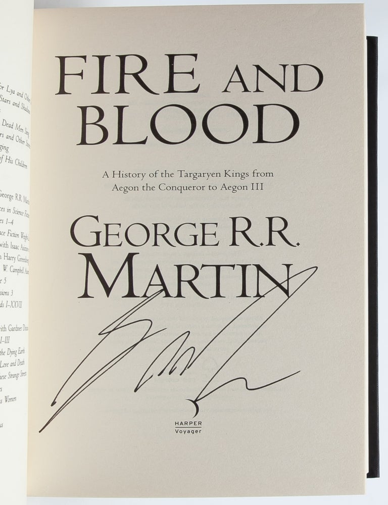 A Game of Thrones series (3 Signed)