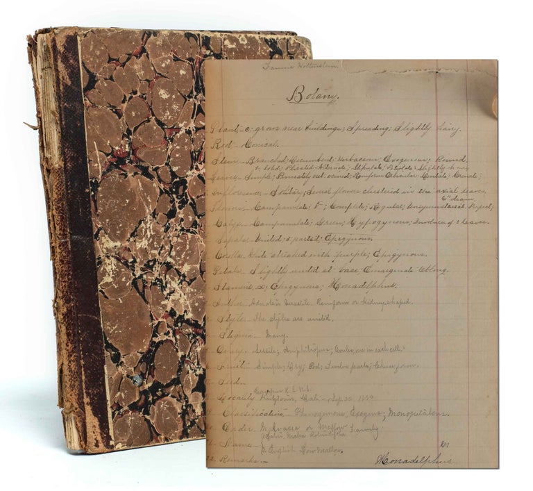 Item #5955) Keystone Normal School Course Notebook. Women in Education, Fannie S. Hottenstein