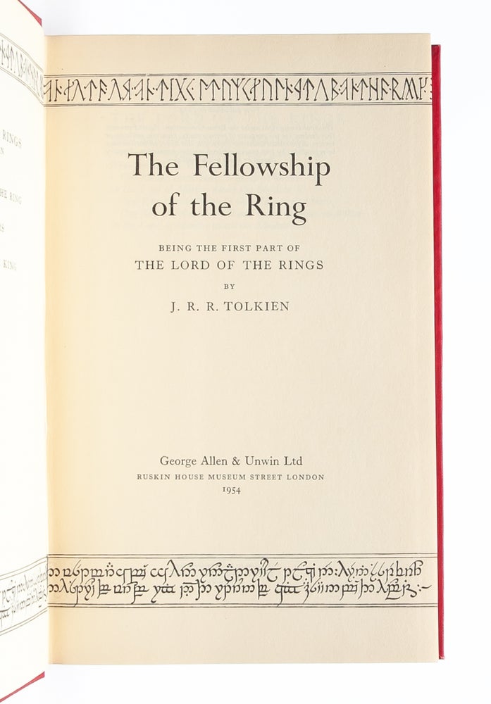 The Lord of the Rings Trilogy, comprised of: The Fellowship of the Ring; The Two Towers and The Return of the King