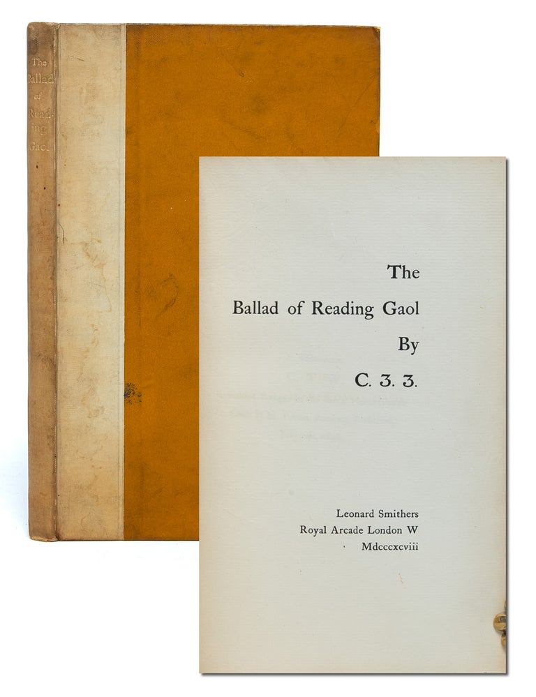 Item #5992) The Ballad of Reading Gaol. Oscar Wilde, C. 3. 3
