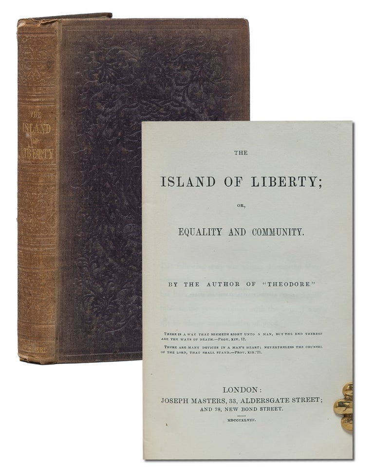 The Island of Liberty; or, Equality and Community. Barbara Hofland, By the Author of Theodore.