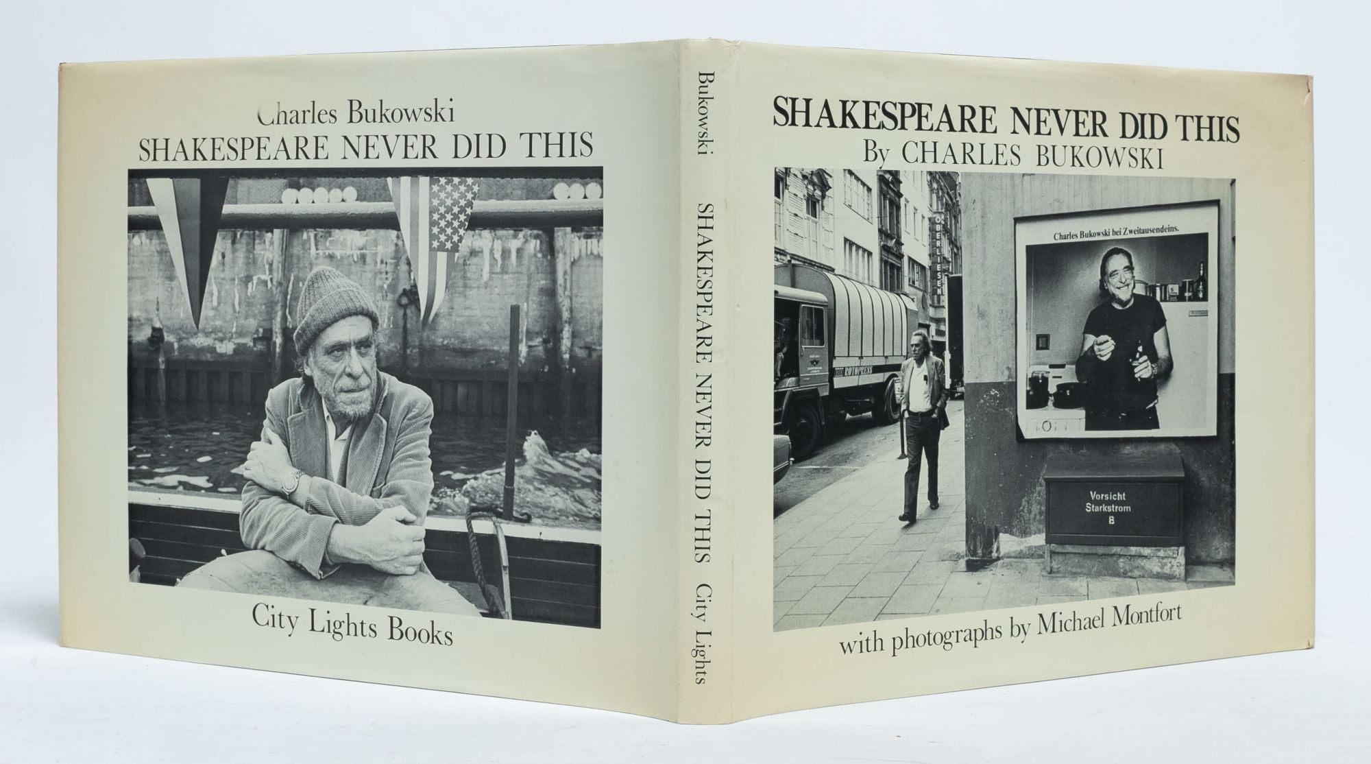 Shakespeare Never Did This Signed first edition by Charles Bukowski,  Michael Montfort, photographer on Whitmore Rare Books