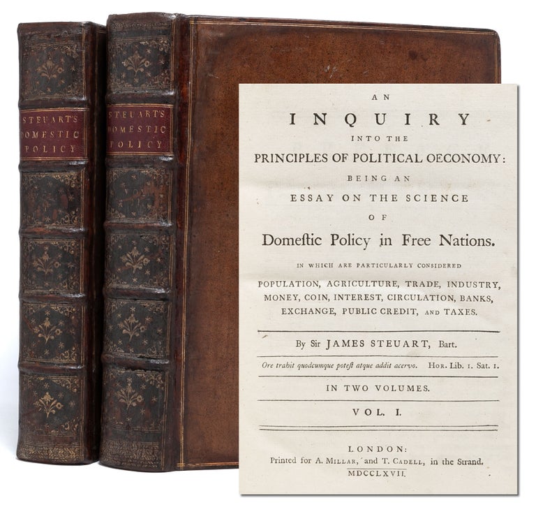 Item #6023) An Inquiry into the Principles of Political Oeconomy: Being an Essay on the Science...