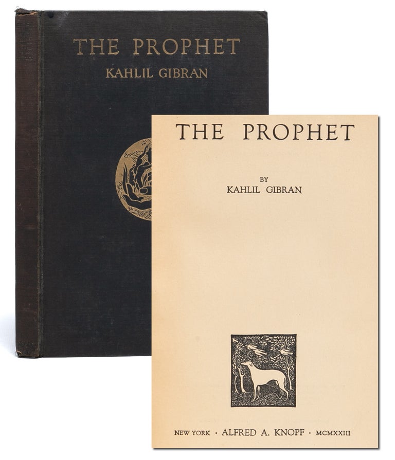Item #6093) The Prophet. Kahlil Gibran