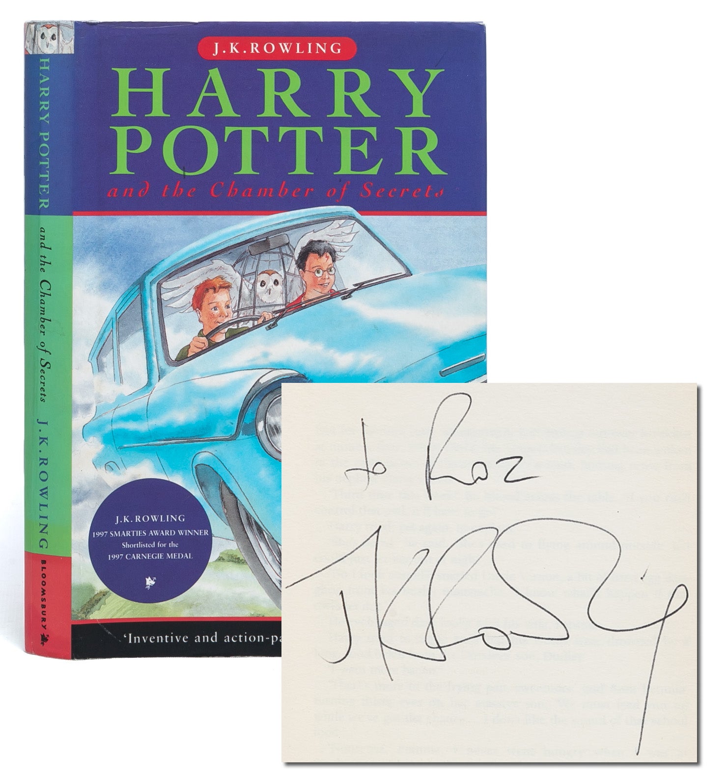 Harry potter and the chamber of secrets first online edition