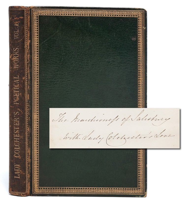 Miscellaneous Poems. Dedicated to Joseph Jekyll, Esq. [Bound with] Views in London. By an. Hon. Elizabeth Susan Law, E, Lady Colchester.