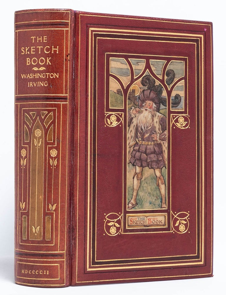 Item #6146) The Sketch Book (Signed ltd. edition). Fine Binding - Cedric Chivers, Washington...