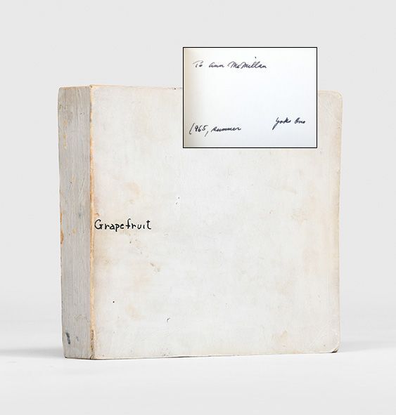 (Item #6161) Grapefruit (Inscribed first edition). Yoko Ono.
