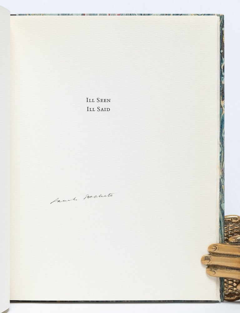 Ill Seen, Ill Said (Signed limited edition)