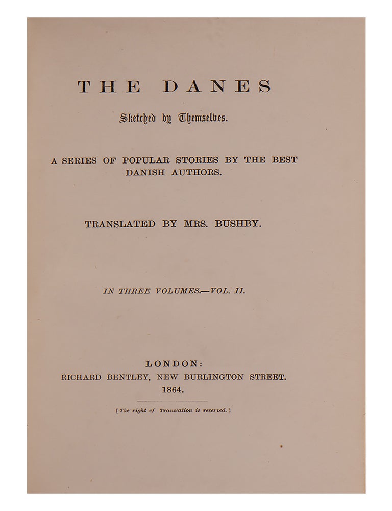 The Danes Sketched by Themselves (in 3 vols.)