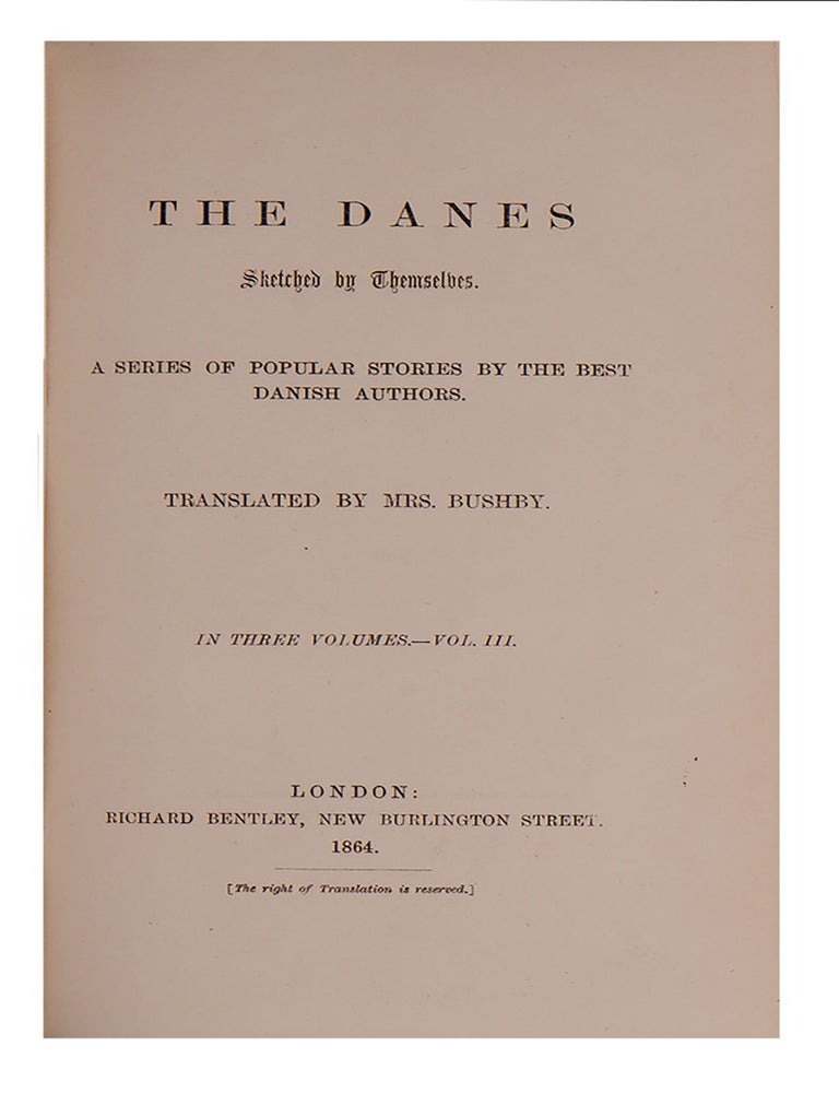 The Danes Sketched by Themselves (in 3 vols.)