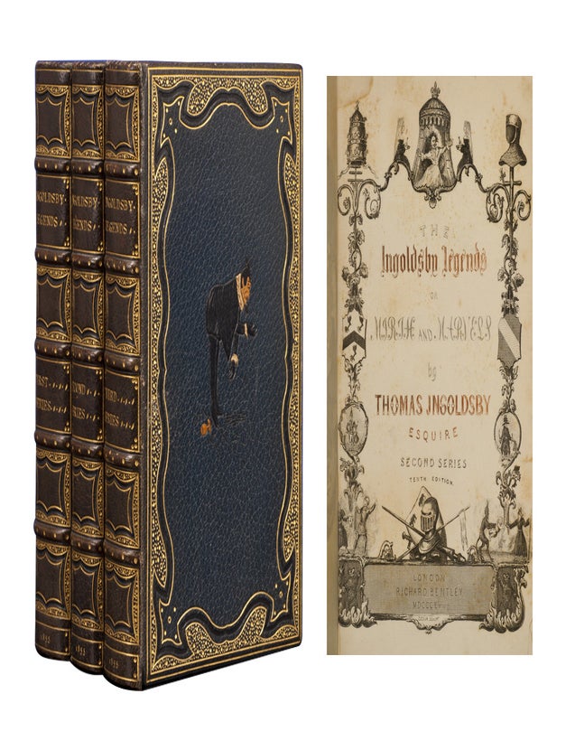 Item #6205) The Ingoldsby Legends (in 3 vols.). Fine Binding - Bayntun of Bath, Thomas Ingoldsby,...