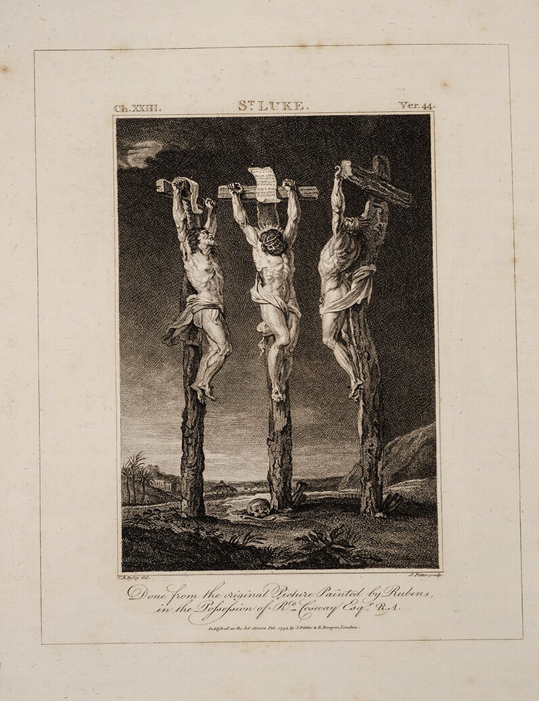The Holy Bible Ornamented with Engravings by James Fittler from Celebrated Pictures by Old Masters (in 2 vols.)