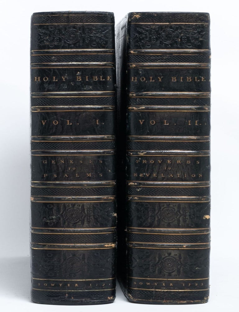 The Holy Bible Ornamented with Engravings by James Fittler from Celebrated Pictures by Old Masters (in 2 vols.)