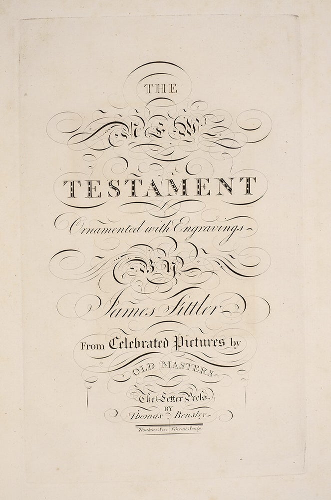 The Holy Bible Ornamented with Engravings by James Fittler from Celebrated Pictures by Old Masters (in 2 vols.)
