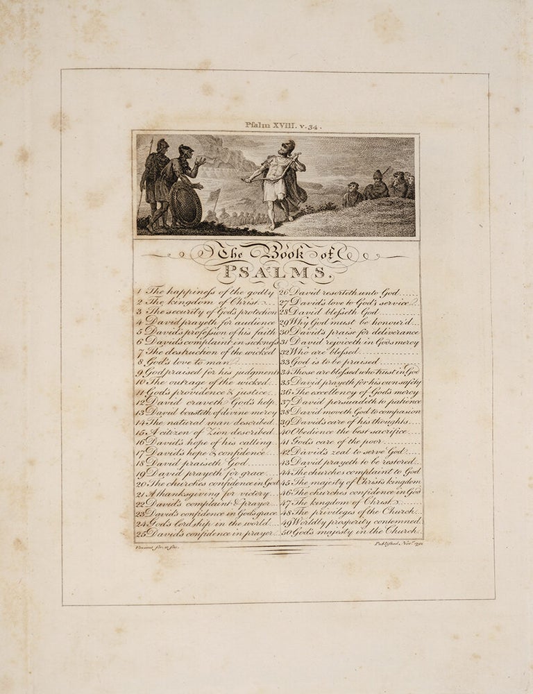The Holy Bible Ornamented with Engravings by James Fittler from Celebrated Pictures by Old Masters (in 2 vols.)