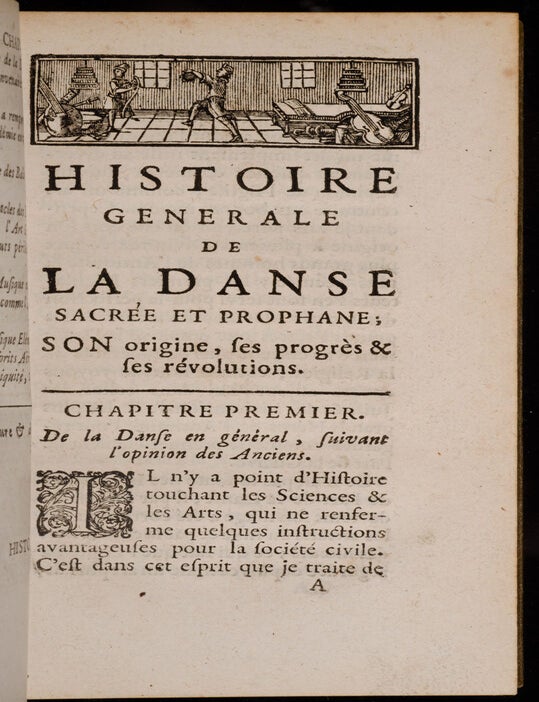 Histoire générale de la danse