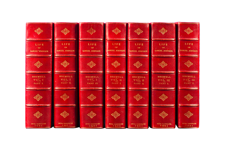 The Life of Samuel Johnson (Extra-illustrated in 7 vols.)