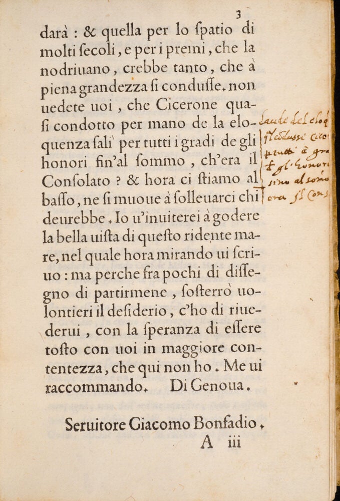Oratione di Cicerone, in difensa di Milone