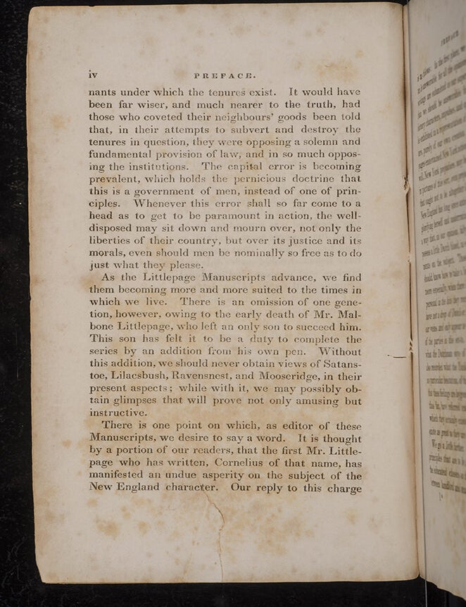The Chainbearer; or The Littlepage Manuscripts (in 2 vols.)