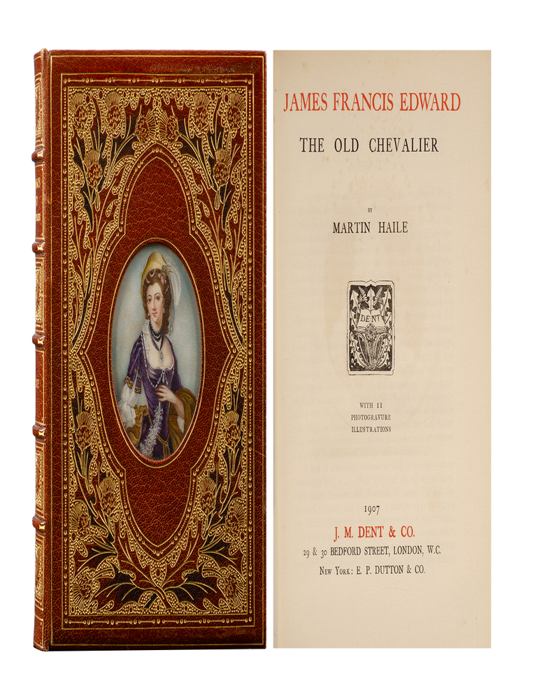 Item #6234) James Francis Edward - The Old Chevalier. Fine Binding - Cosway style, Martin Haile