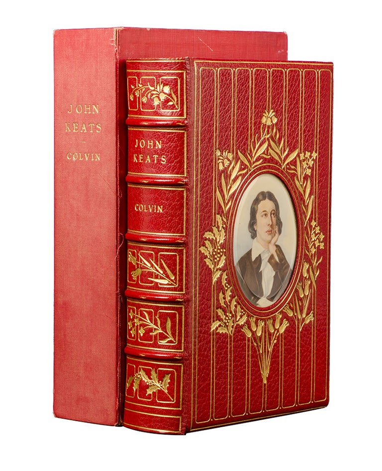Item #6235) John Keats, His Life and Poetry, His Friends Critics and After-Fame. Fine Binding -...