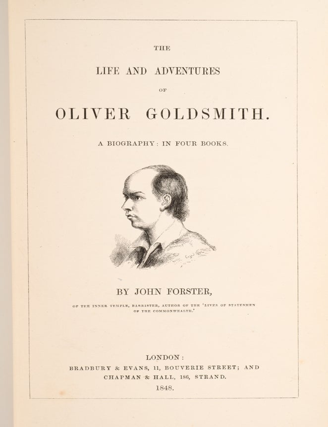 The Life and Adventures of Oliver Goldsmith (Extra-illustrated in 3 vols.)