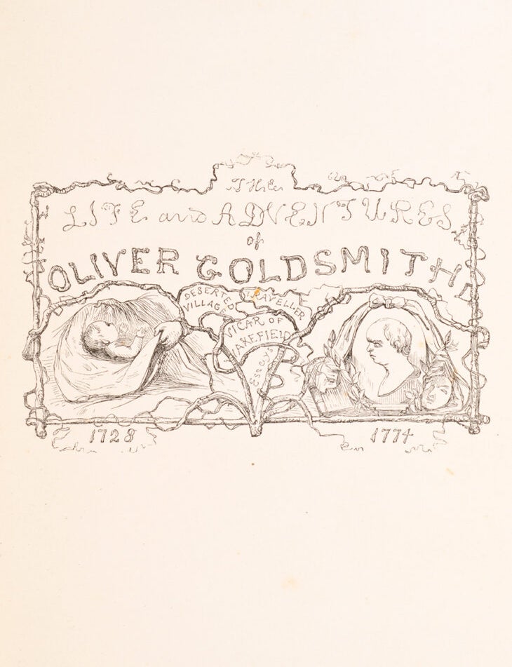 The Life and Adventures of Oliver Goldsmith (Extra-illustrated in 3 vols.)