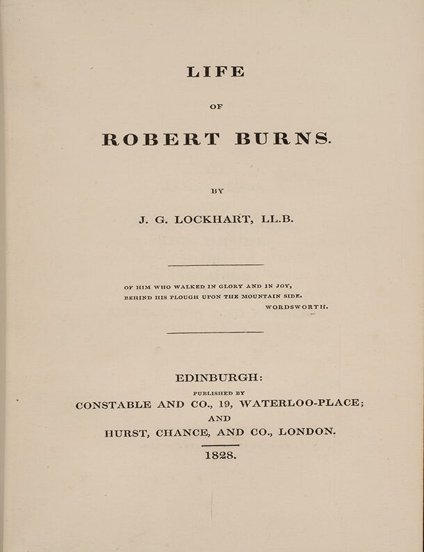 Life of Robert Burns