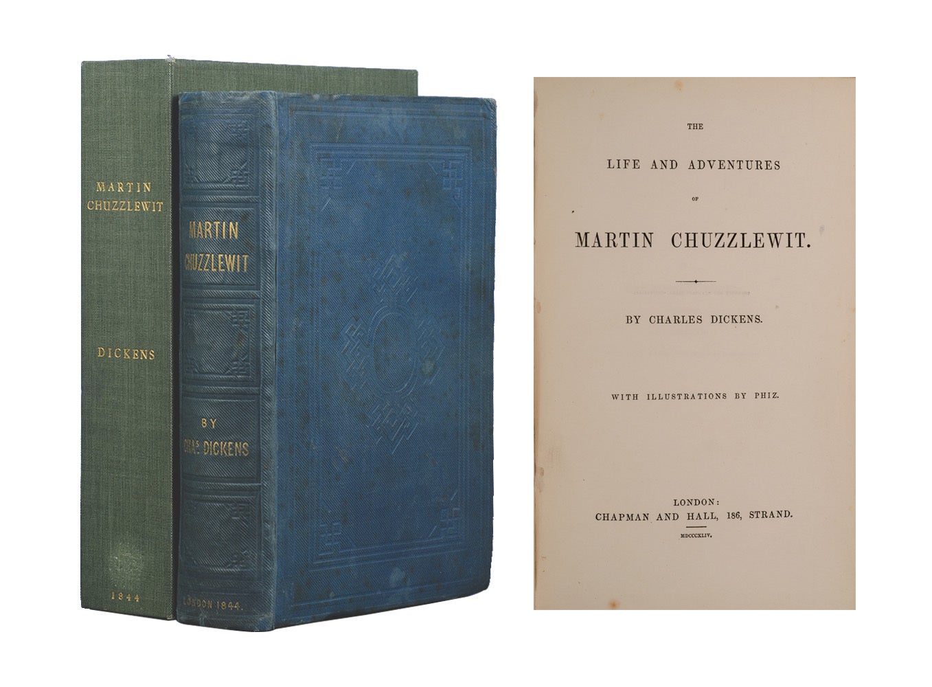 (Item #6254) The Life and Adventures of Martin Chuzzlewit. Charles Dickens.