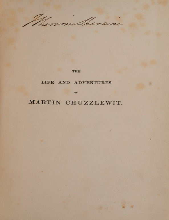 The Life and Adventures of Martin Chuzzlewit