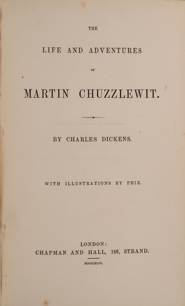 The Life and Adventures of Martin Chuzzlewit