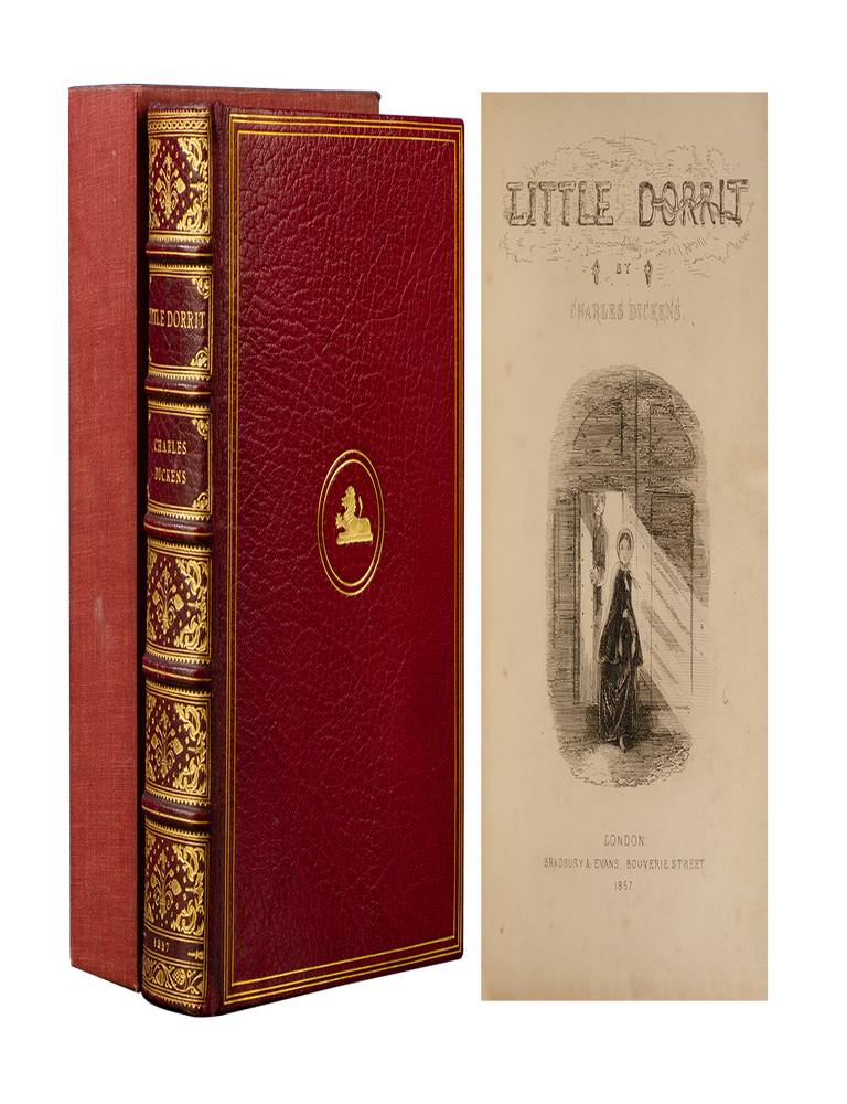 Item #6255) Little Dorrit. Fine Binding, Charles Dickens, Helen R. Haywood, artist