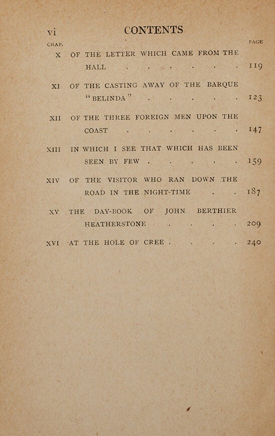 The Mystery of Cloomber (Inscribed)