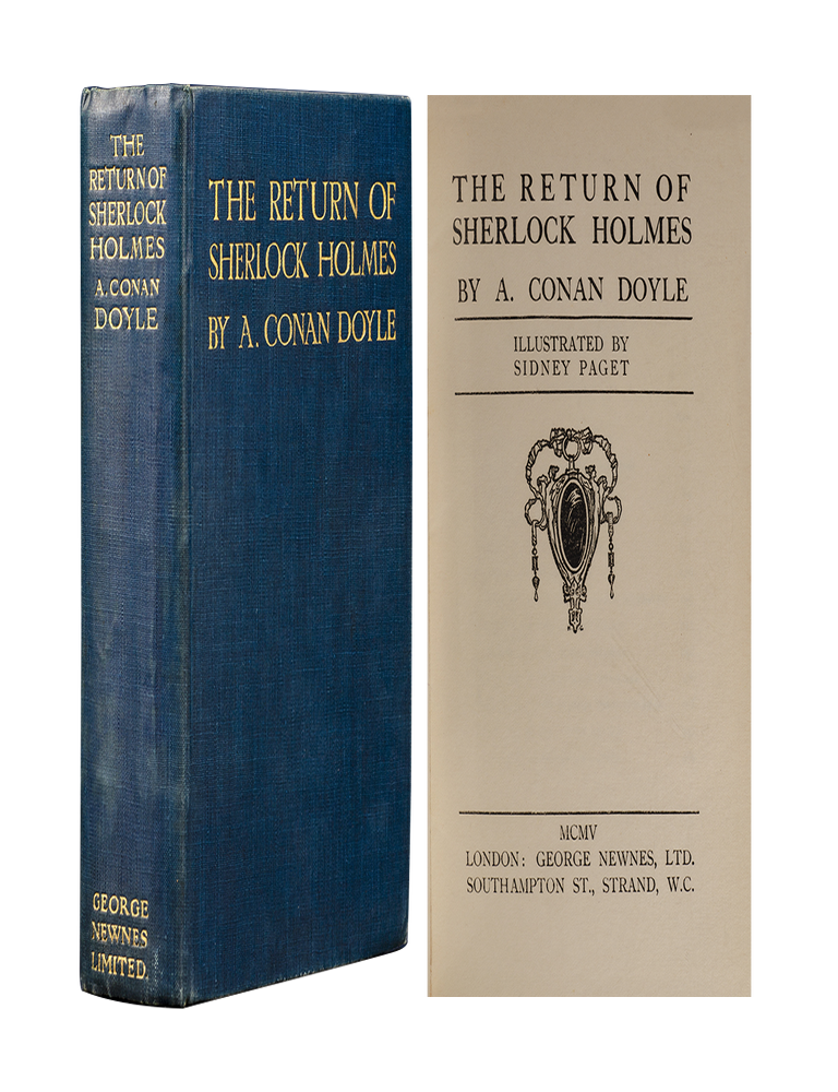 Item #6262) The Return of Sherlock Holmes. Conan Doyle, rthur