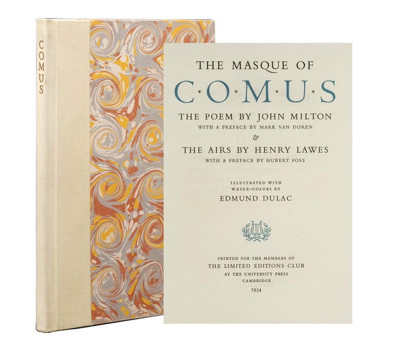 Item #6268) The Masque of Comus. Edmund Dulac, John Milton