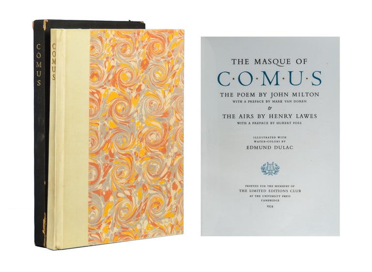 Item #6270) The Masque of Comus. Edmund Dulac, John Milton