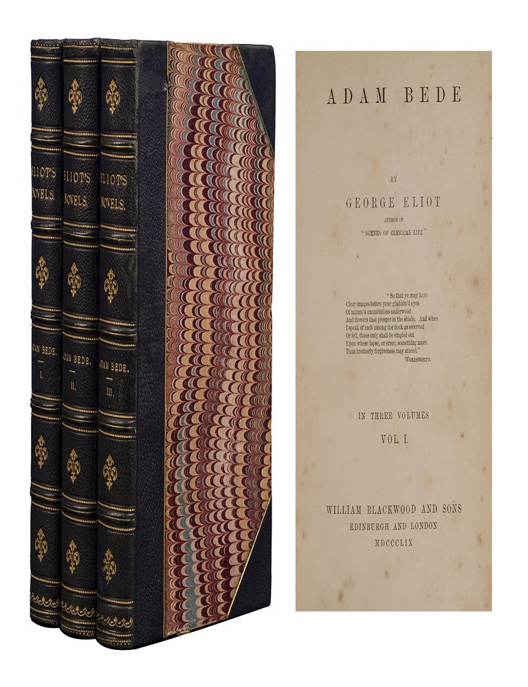 Item #6273) Adam Bede (in 3 vols.). George Eliot