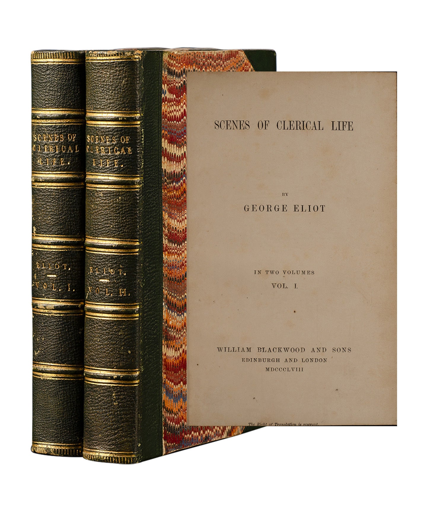 (Item #6275) Scenes of Clerical Life (in 2 vols.). George Eliot.