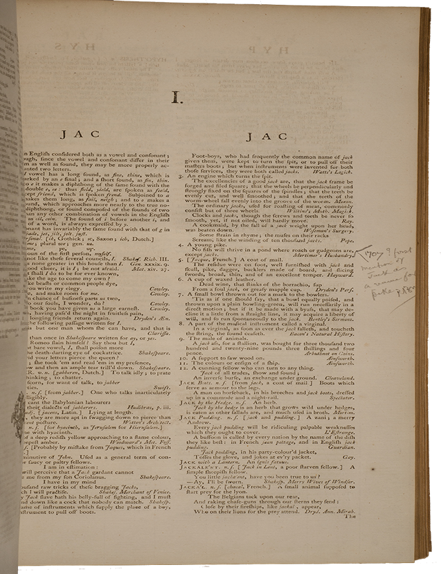 A Dictionary of the English Language (in 2 vols.)