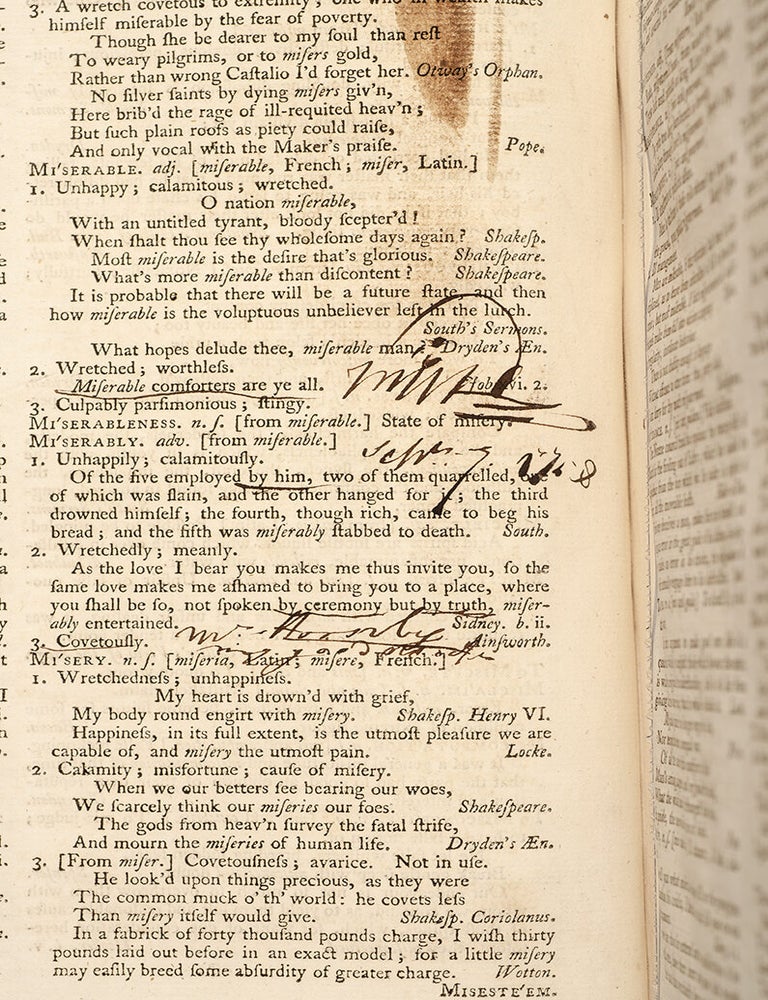 A Dictionary of the English Language (in 2 vols.)
