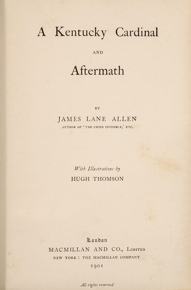 A Kentucky Cardinal and Aftermath