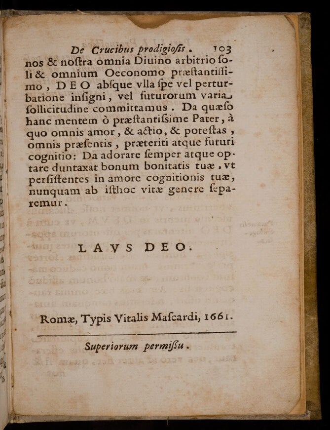 Diatribe de prodigiosi Crucibus