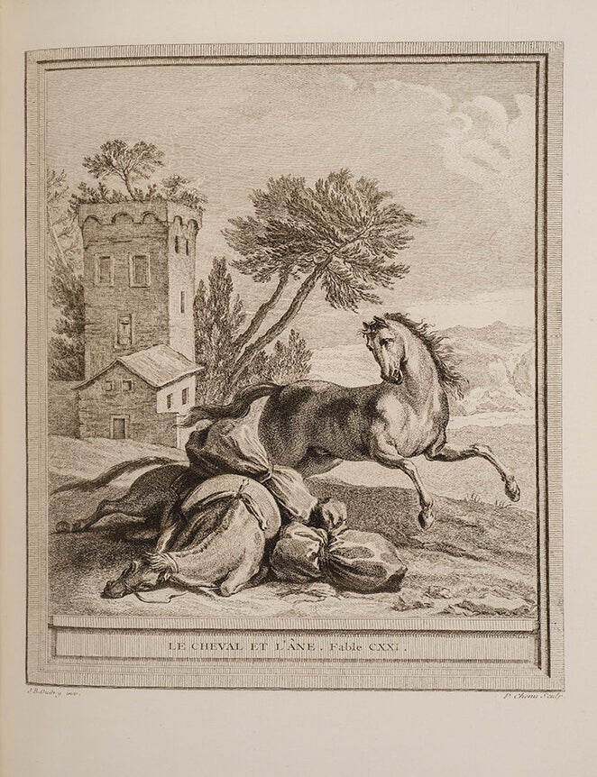 The Fables of La Fontaine (Extra-illustrated in 2 vols.)