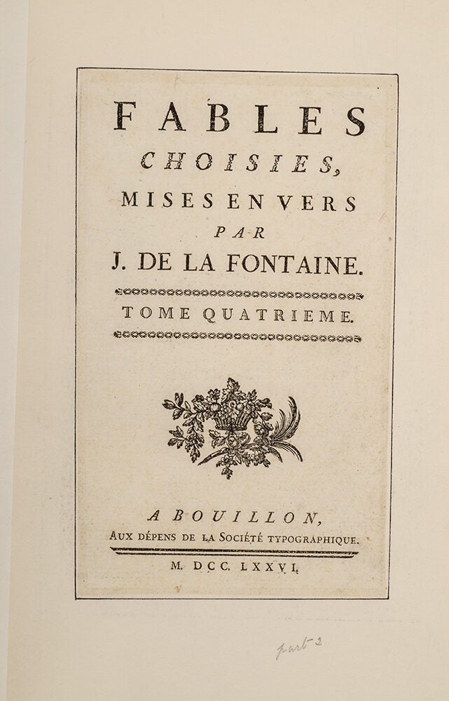 The Fables of La Fontaine (Extra-illustrated in 2 vols.)