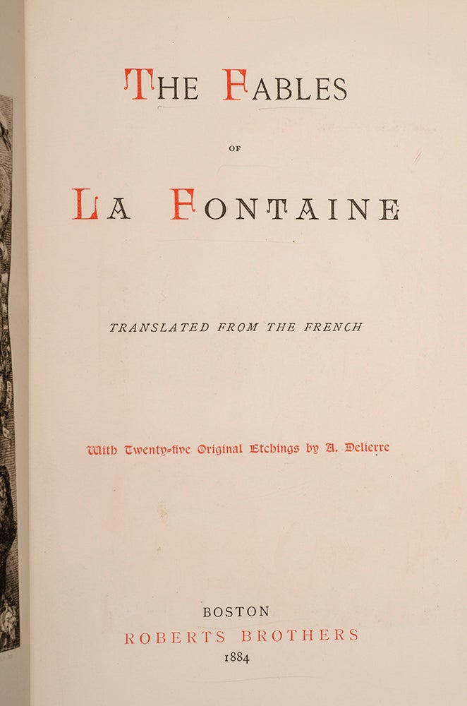 The Fables of La Fontaine (Extra-illustrated in 2 vols.)