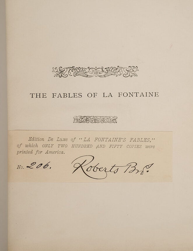 The Fables of La Fontaine (Extra-illustrated in 2 vols.)