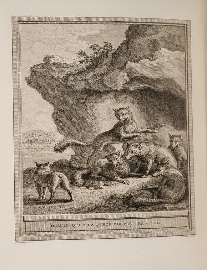 The Fables of La Fontaine (Extra-illustrated in 2 vols.)