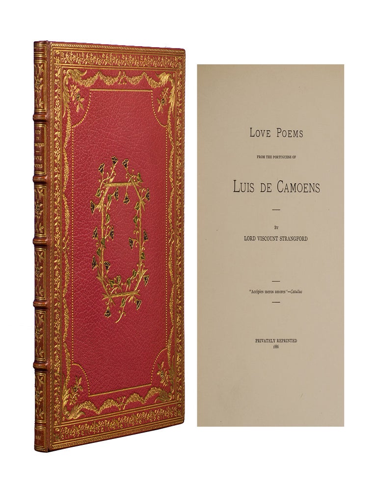 Item #6337) Love Poems from the Portuguese of Luis de Camoens (Signed limited edition). Fine...
