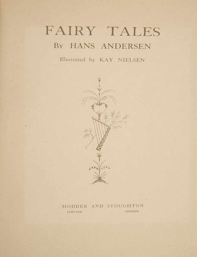Fairy Tales by Hans Andersen (Signed limited edition)